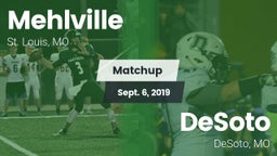 Matchup: Mehlville High vs. DeSoto  2019