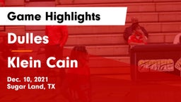 Dulles  vs Klein Cain Game Highlights - Dec. 10, 2021