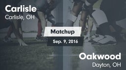 Matchup: Carlisle  vs. Oakwood  2016