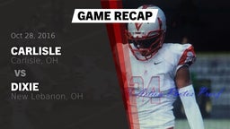 Recap: Carlisle  vs. Dixie  2016