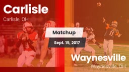 Matchup: Carlisle  vs. Waynesville  2017