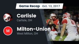 Recap: Carlisle  vs. Milton-Union  2017