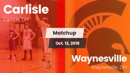 Matchup: Carlisle  vs. Waynesville  2018