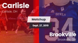 Matchup: Carlisle  vs. Brookville  2019