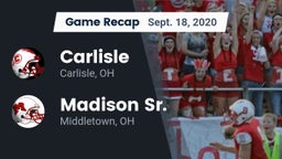 Recap: Carlisle  vs. Madison Sr.  2020