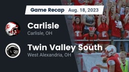 Recap: Carlisle  vs. Twin Valley South  2023