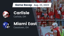 Recap: Carlisle  vs. Miami East  2023