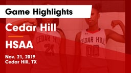 Cedar Hill  vs HSAA Game Highlights - Nov. 21, 2019