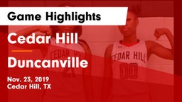 Cedar Hill  vs Duncanville  Game Highlights - Nov. 23, 2019