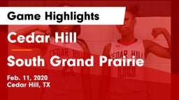 Cedar Hill  vs South Grand Prairie  Game Highlights - Feb. 11, 2020