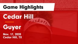 Cedar Hill  vs Guyer  Game Highlights - Nov. 17, 2020