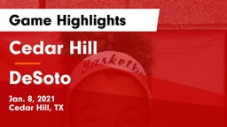 Cedar Hill  vs DeSoto  Game Highlights - Jan. 8, 2021