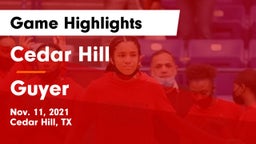 Cedar Hill  vs Guyer  Game Highlights - Nov. 11, 2021