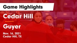 Cedar Hill  vs Guyer  Game Highlights - Nov. 16, 2021