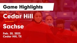 Cedar Hill  vs Sachse  Game Highlights - Feb. 20, 2023