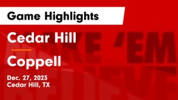 Cedar Hill  vs Coppell Game Highlights - Dec. 27, 2023