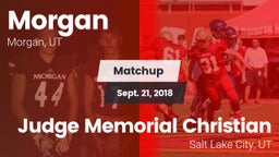 Matchup: Morgan  vs. Judge Memorial Christian  2018