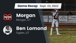 Recap: Morgan  vs. Ben Lomond  2022