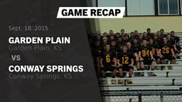 Recap: Garden Plain  vs. Conway Springs  2015