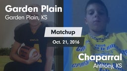 Matchup: Garden Plain High vs. Chaparral  2016