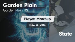 Matchup: Garden Plain High vs. State 2016