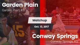 Matchup: Garden Plain High vs. Conway Springs  2017