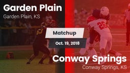 Matchup: Garden Plain High vs. Conway Springs  2018