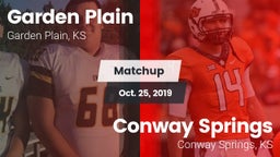 Matchup: Garden Plain High vs. Conway Springs  2019