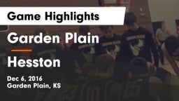 Garden Plain  vs Hesston  Game Highlights - Dec 6, 2016