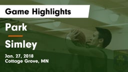 Park  vs Simley Game Highlights - Jan. 27, 2018