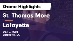 St. Thomas More  vs Lafayette  Game Highlights - Dec. 3, 2021