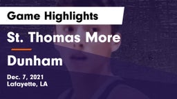 St. Thomas More  vs Dunham  Game Highlights - Dec. 7, 2021