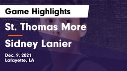 St. Thomas More  vs Sidney Lanier  Game Highlights - Dec. 9, 2021