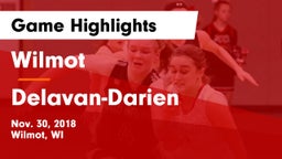 Wilmot  vs Delavan-Darien  Game Highlights - Nov. 30, 2018