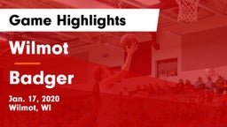 Wilmot  vs Badger  Game Highlights - Jan. 17, 2020