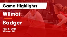 Wilmot  vs Badger  Game Highlights - Jan. 5, 2021
