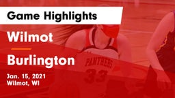 Wilmot  vs Burlington  Game Highlights - Jan. 15, 2021