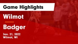 Wilmot  vs Badger  Game Highlights - Jan. 21, 2022