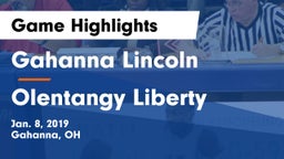 Gahanna Lincoln  vs Olentangy Liberty  Game Highlights - Jan. 8, 2019