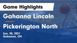 Gahanna Lincoln  vs Pickerington North  Game Highlights - Jan. 30, 2021