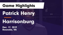 Patrick Henry  vs Harrisonburg  Game Highlights - Dec. 17, 2019