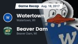 Recap: Watertown  vs. Beaver Dam  2017