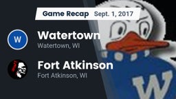 Recap: Watertown  vs. Fort Atkinson  2017