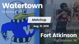 Matchup: Watertown High vs. Fort Atkinson  2018