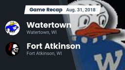 Recap: Watertown  vs. Fort Atkinson  2018
