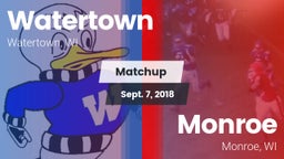 Matchup: Watertown High vs. Monroe  2018