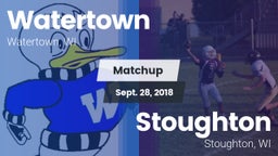 Matchup: Watertown High vs. Stoughton  2018