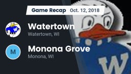 Recap: Watertown  vs. Monona Grove  2018