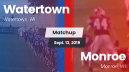 Matchup: Watertown High vs. Monroe  2019