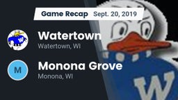 Recap: Watertown  vs. Monona Grove  2019